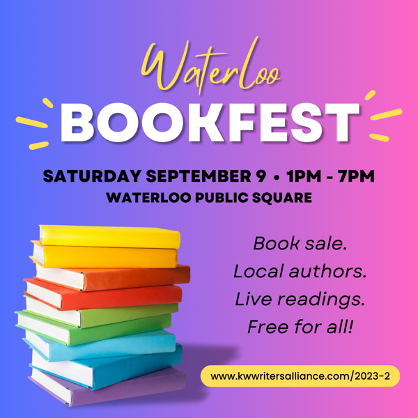 KW Writer's Alliance Bookfest poster